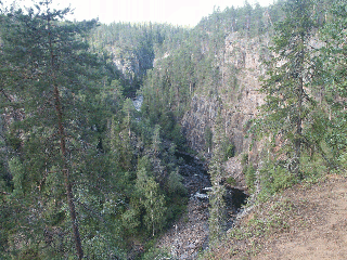 Canyon im NP bei Kuusamo
