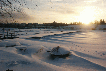 Wintersonne bei Lahti